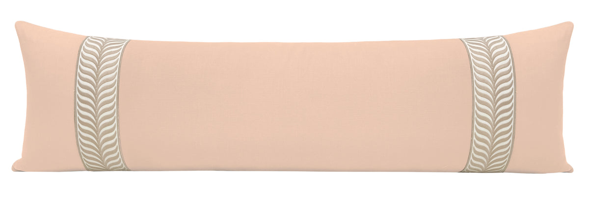 THE XL LUMBAR :: CLASSIC LINEN // CAMEO + TRELLIS TRIM // NATURAL