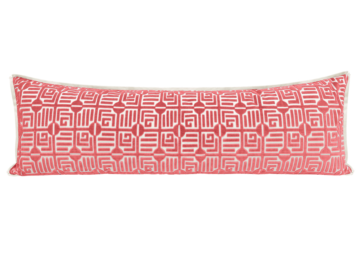 THE XL LUMBAR :: LABYRINTH VELVET // CORAL | THIBAUT