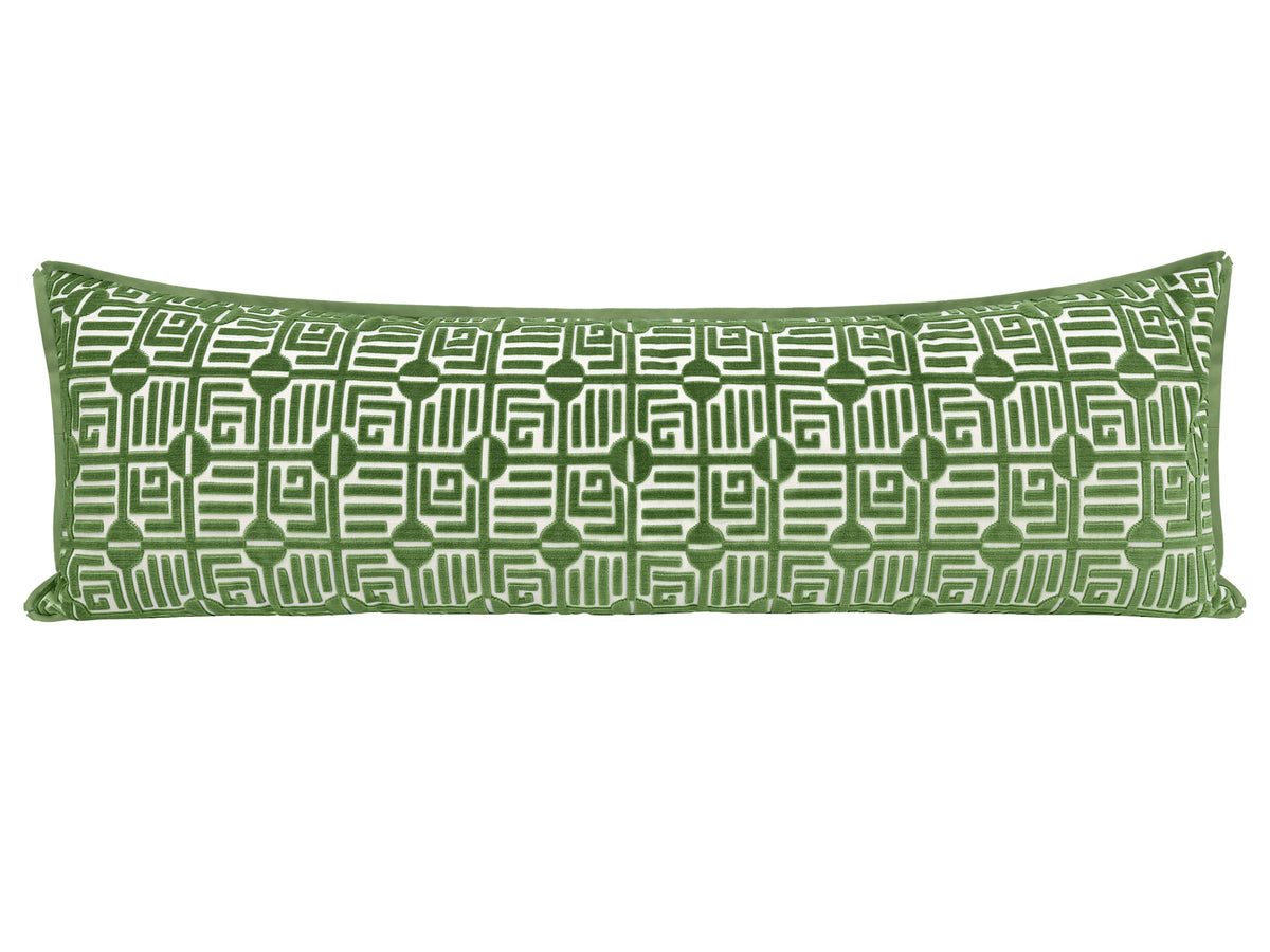 THE XL LUMBAR :: LABYRINTH VELVET // EMERALD | THIBAUT