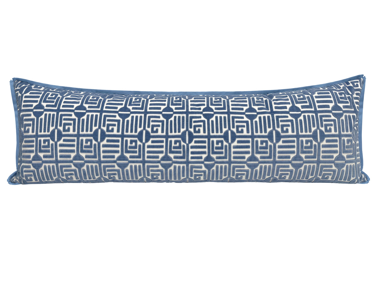 THE XL LUMBAR :: LABYRINTH VELVET // NAVY | THIBAUT