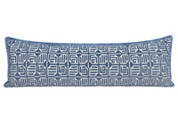 THE XL LUMBAR :: LABYRINTH VELVET // NAVY | THIBAUT