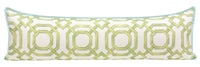 THE XL LUMBAR :: LATTICE PRINT // CELADON | LDC