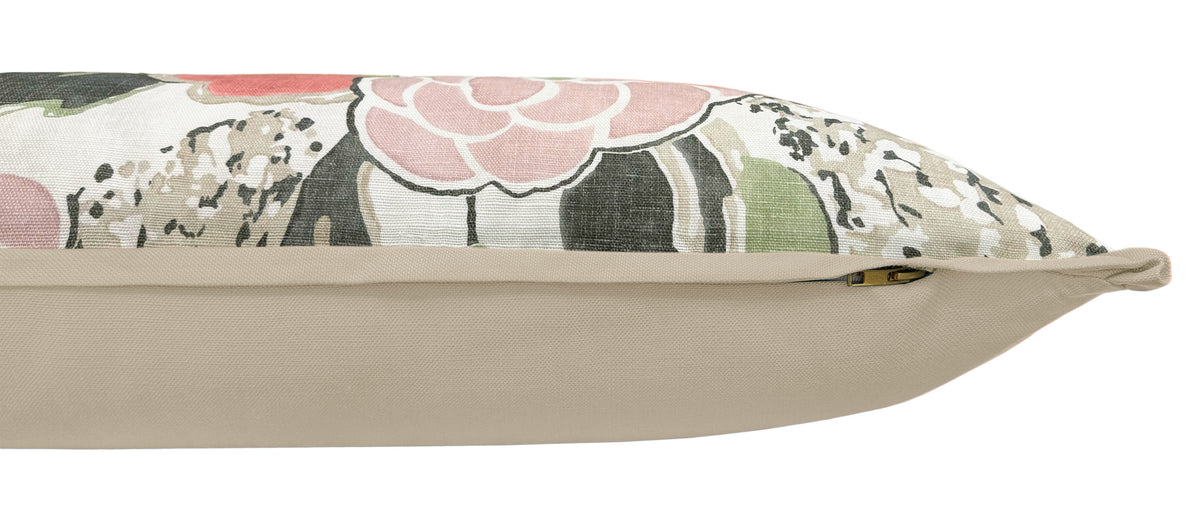 THE XL LUMBAR :: LAURA // BLUSH AND GREEN | THIBAUT