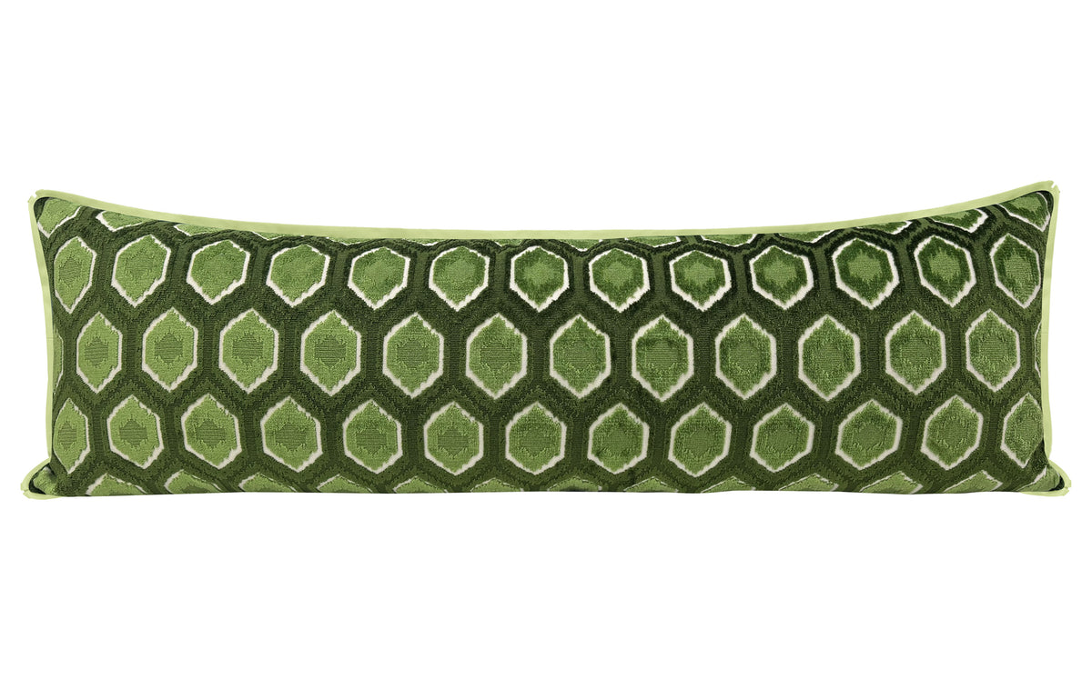 THE XL LUMBAR :: MIA CUT VELVET // OLIVE | LDC