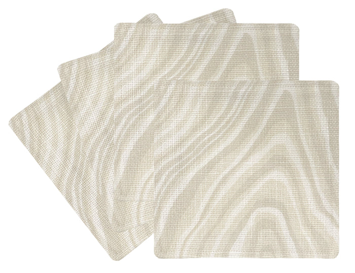 FINAL SALE : COCKTAIL NAPKINS :: AGATE LINEN PRINT // AGATE