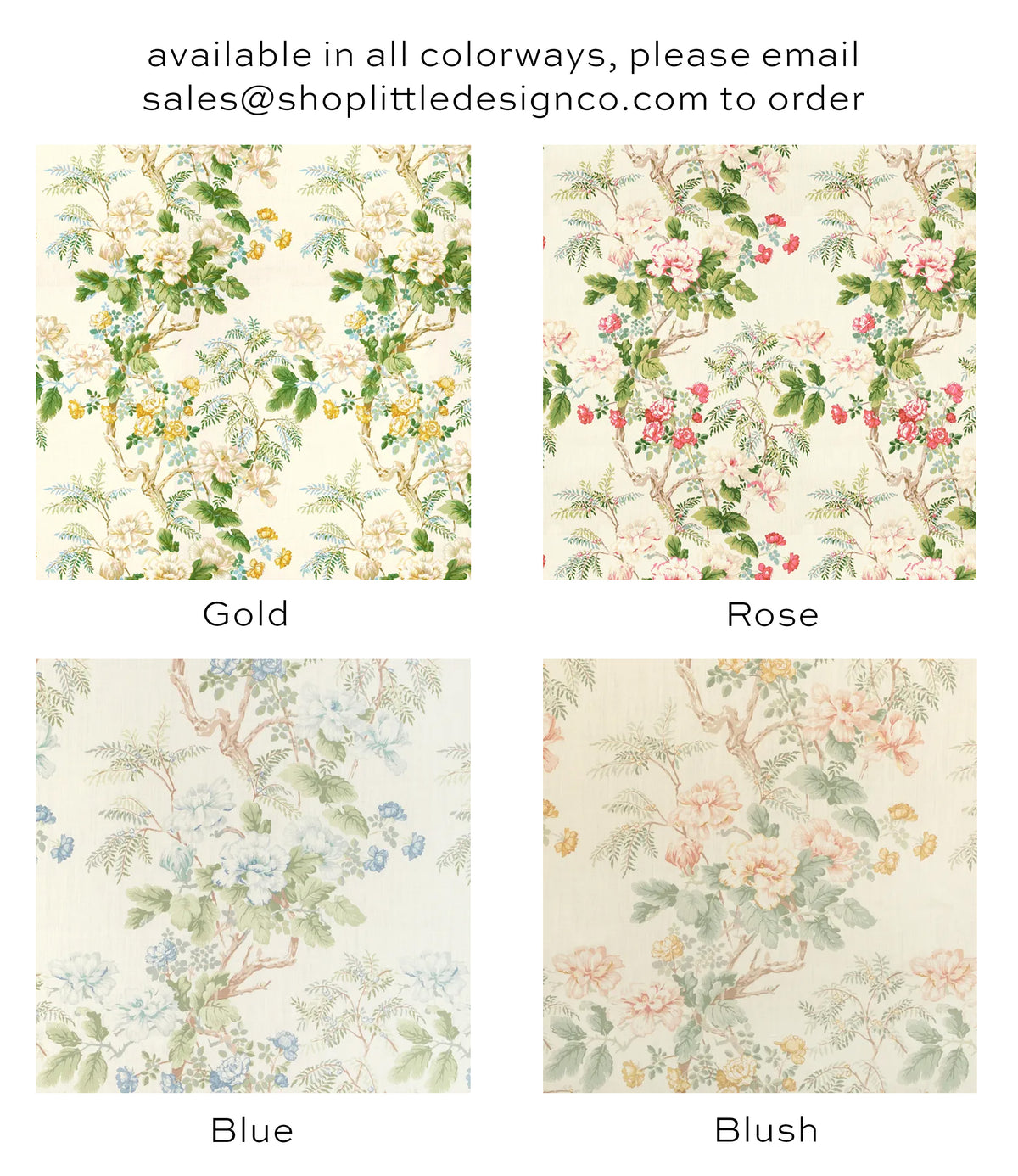 THE BOLSTER :: CHINESE PEONY // GOLD | LEE JOFA