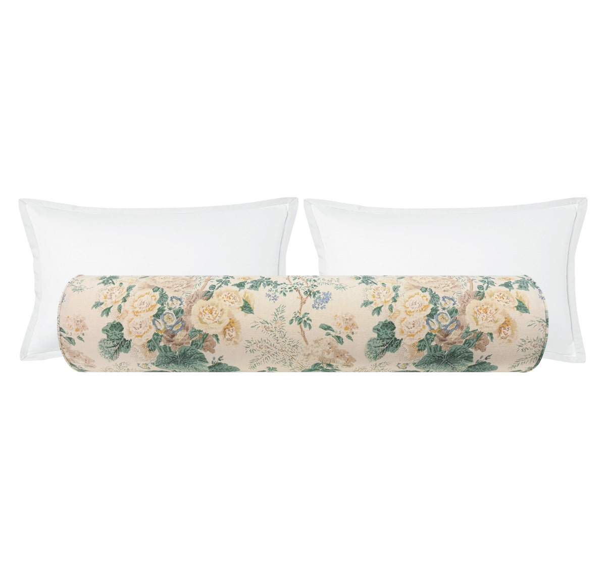 THE BOLSTER :: ALTHEA LINEN PRINT // CITRON | LEE JOFA