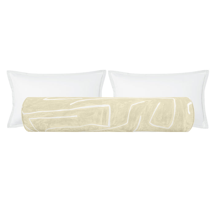 THE BOLSTER :: GRAFFITO // BEIGE + IVORY | KELLY WEARSTLER