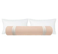 THE BOLSTER :: CLASSIC LINEN // CAMEO + TRELLIS TRIM // NATURAL