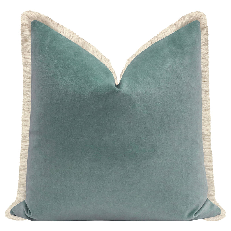 SOCIETY VELVET // CERULEAN BLUE + FRINGE