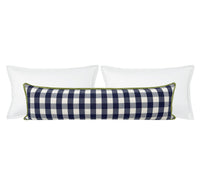 THE XL LUMBAR :: CHARLESTON CHECK // NAVY BLUE | LDC