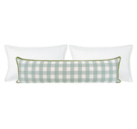 THE XL LUMBAR :: CHARLESTON CHECK // SPA BLUE | LDC
