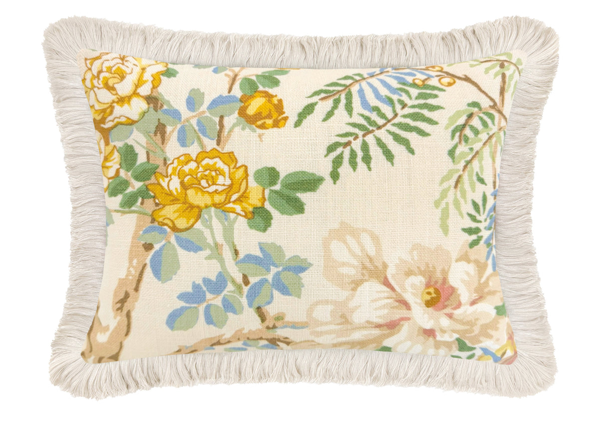 THE MINI :: CHINESE PEONY // GOLD + FRINGE | LEE JOFA
