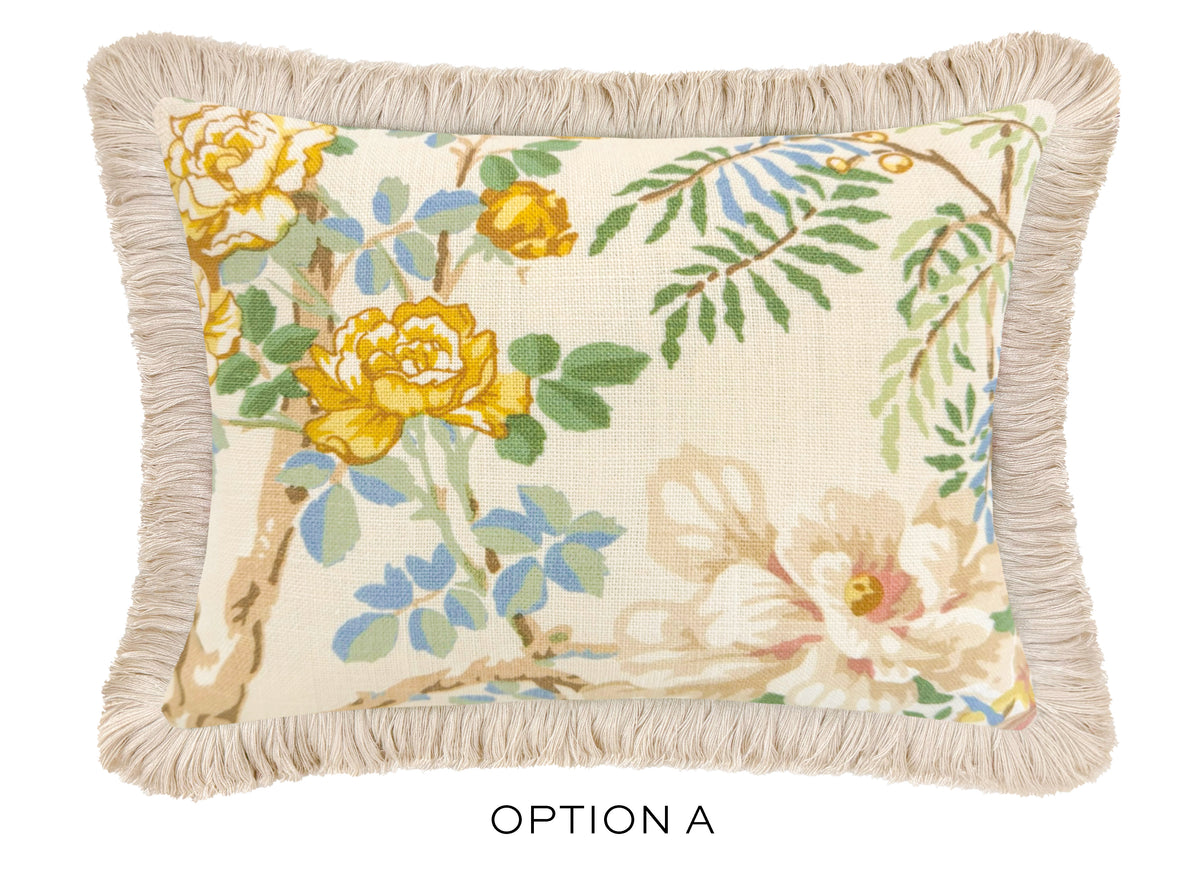 THE MINI :: CHINESE PEONY // GOLD + FRINGE | LEE JOFA