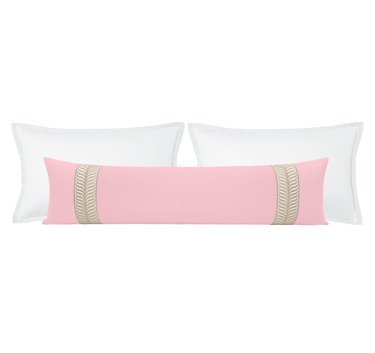 THE XL LUMBAR :: CLASSIC LINEN // BLOSSOM + TRELLIS TRIM // NATURAL