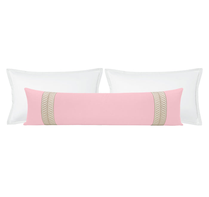THE XL LUMBAR :: CLASSIC LINEN // BLOSSOM + TRELLIS TRIM // NATURAL