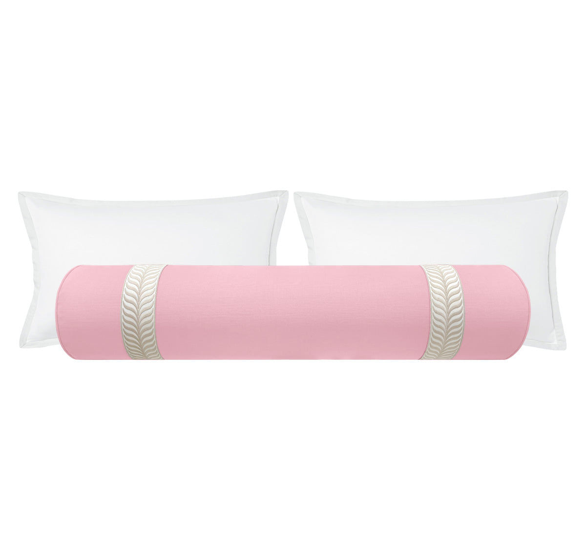 THE BOLSTER :: CLASSIC LINEN // BLOSSOM + TRELLIS TRIM // NATURAL