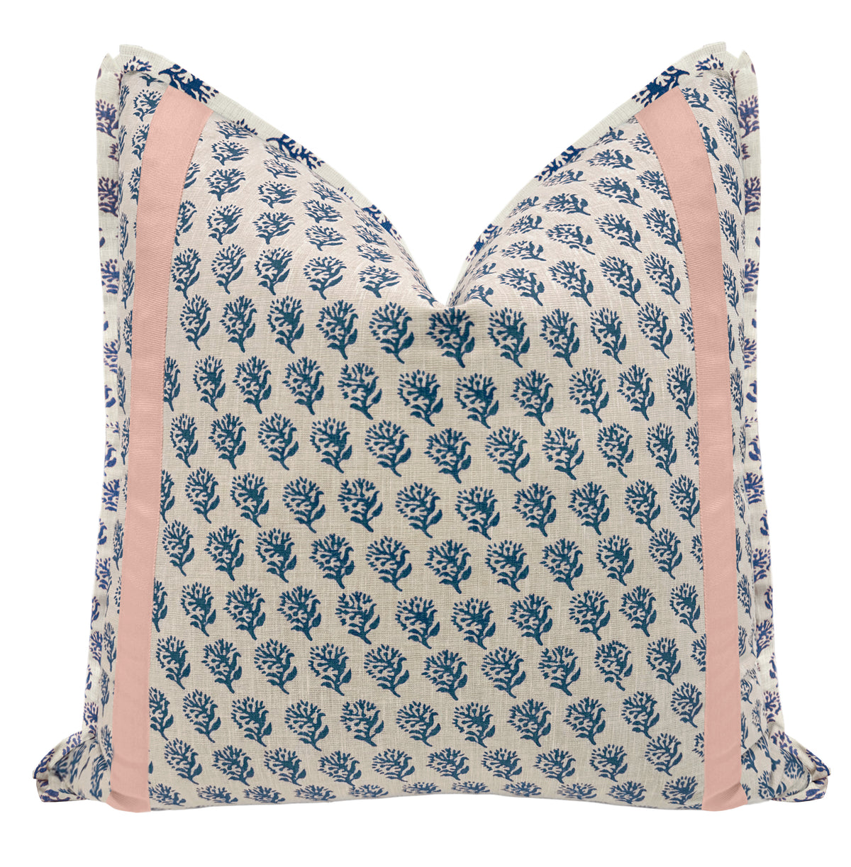 DANDY BLOCK PRINT // INDIGO + TAPE TRIM
