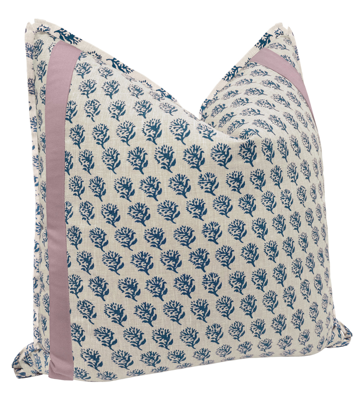 DANDY BLOCK PRINT // INDIGO + TAPE TRIM