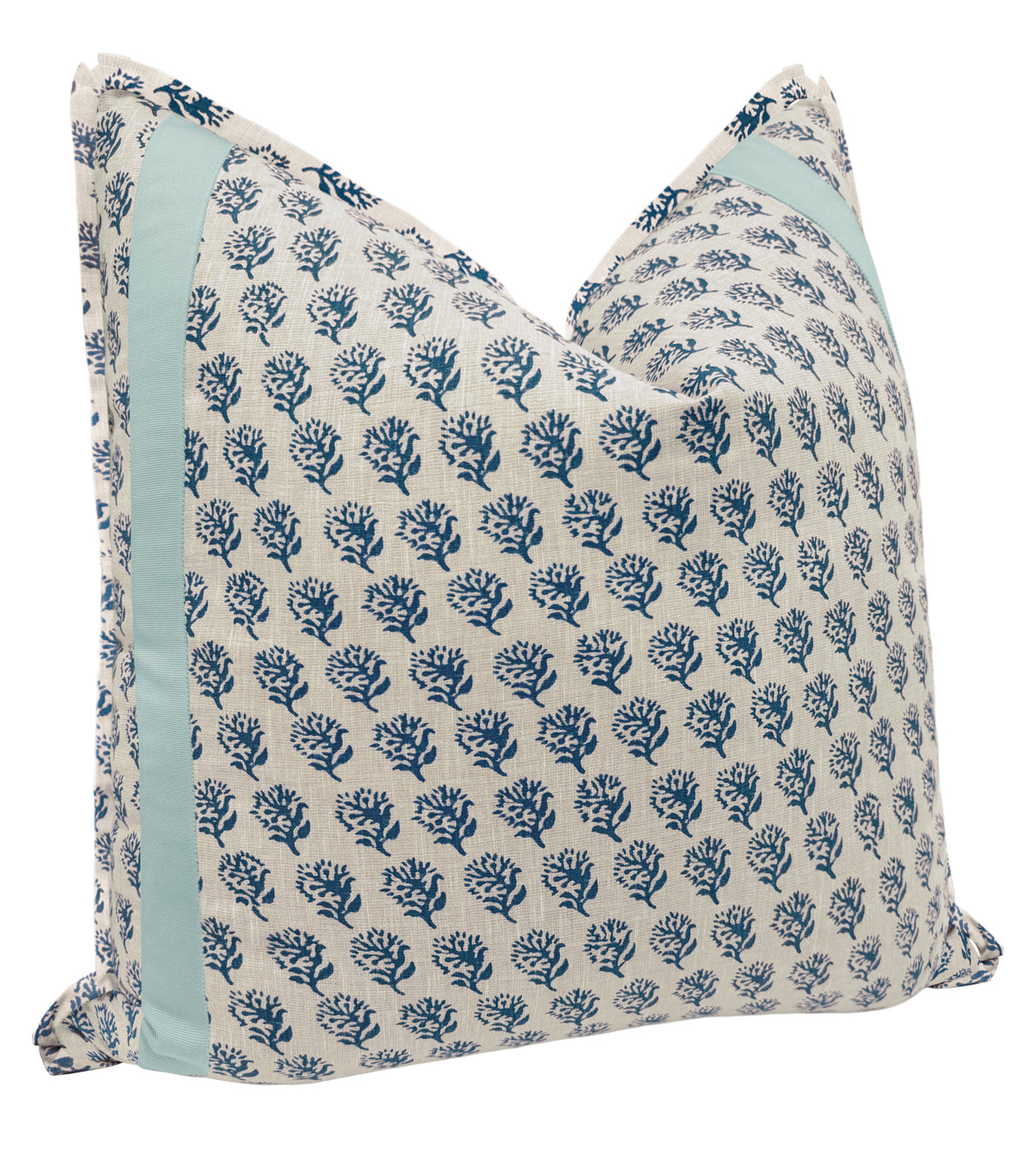 DANDY BLOCK PRINT // INDIGO + TAPE TRIM