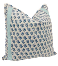 DANDY BLOCK PRINT // INDIGO + TAPE TRIM