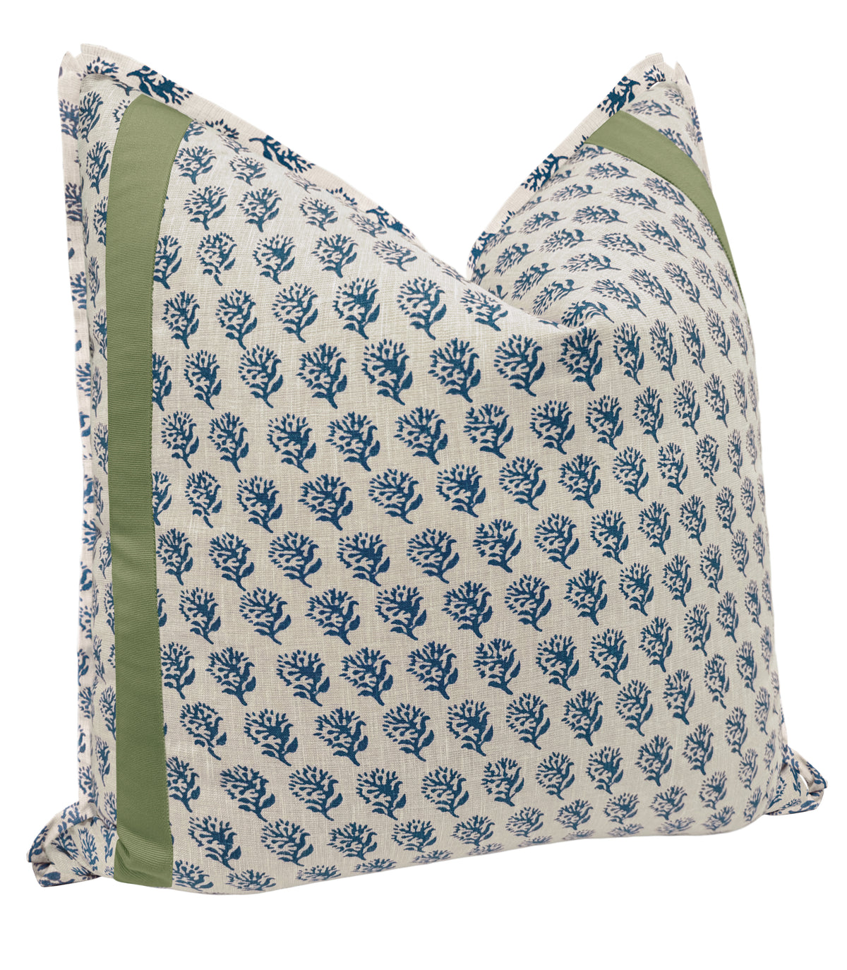 DANDY BLOCK PRINT // INDIGO + TAPE TRIM