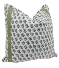 DANDY BLOCK PRINT // INDIGO + TAPE TRIM