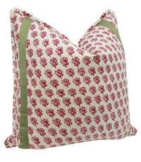 DANDY BLOCK PRINT // BERRY + TAPE TRIM
