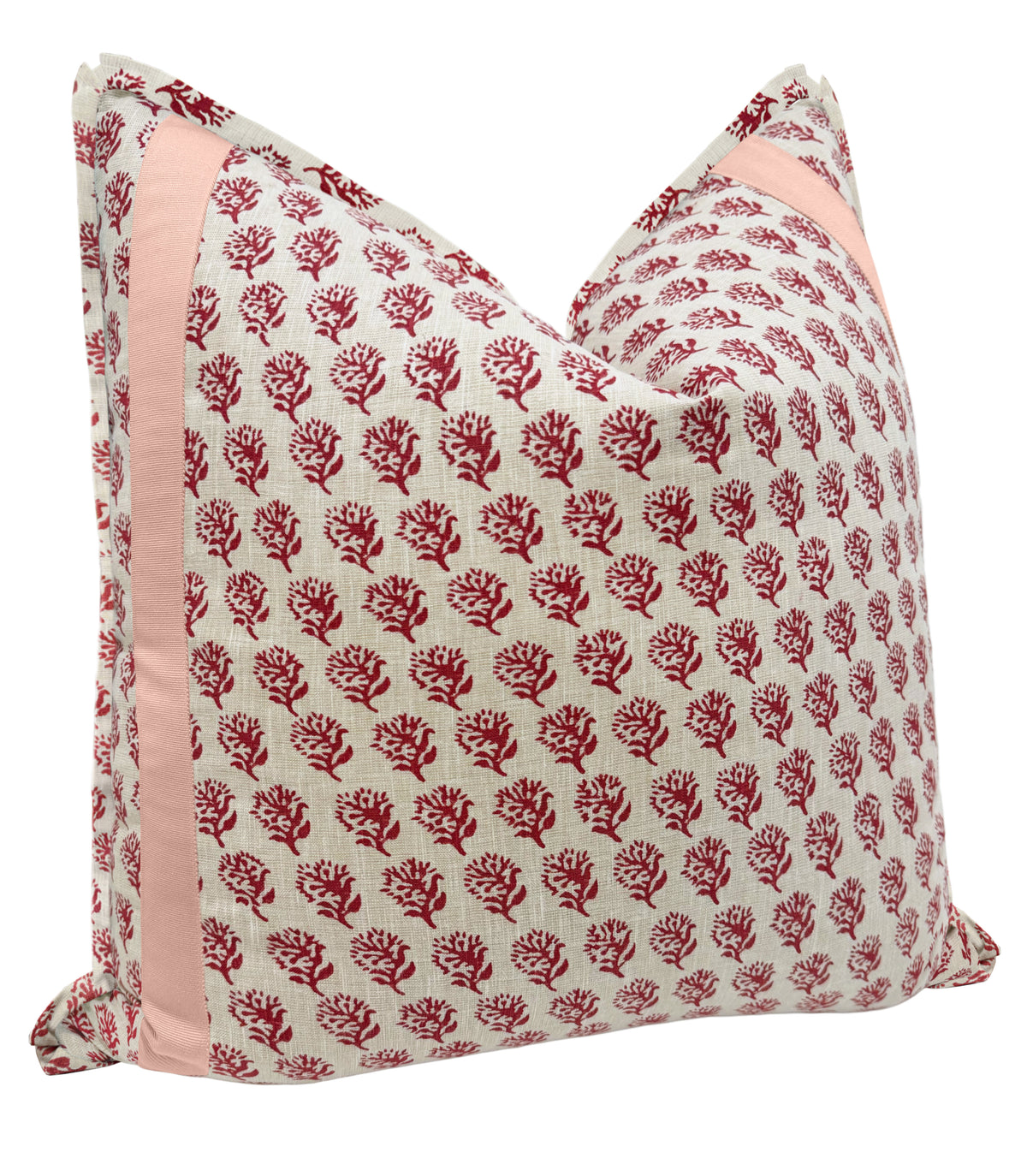 DANDY BLOCK PRINT // BERRY + TAPE TRIM