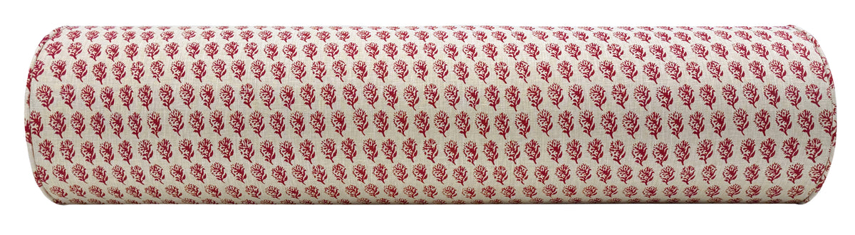 THE BOLSTER :: DANDY BLOCK PRINT // BERRY