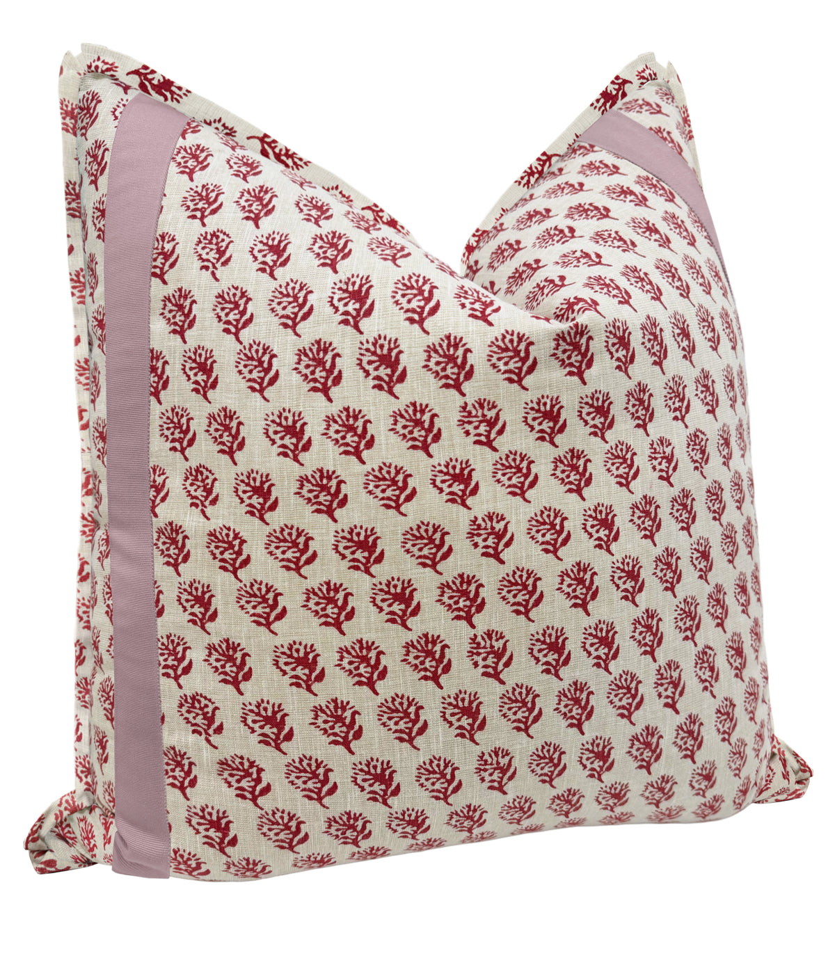 DANDY BLOCK PRINT // BERRY + TAPE TRIM