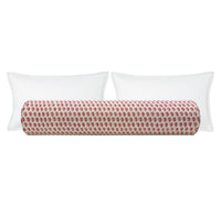 THE BOLSTER :: DANDY BLOCK PRINT // BERRY