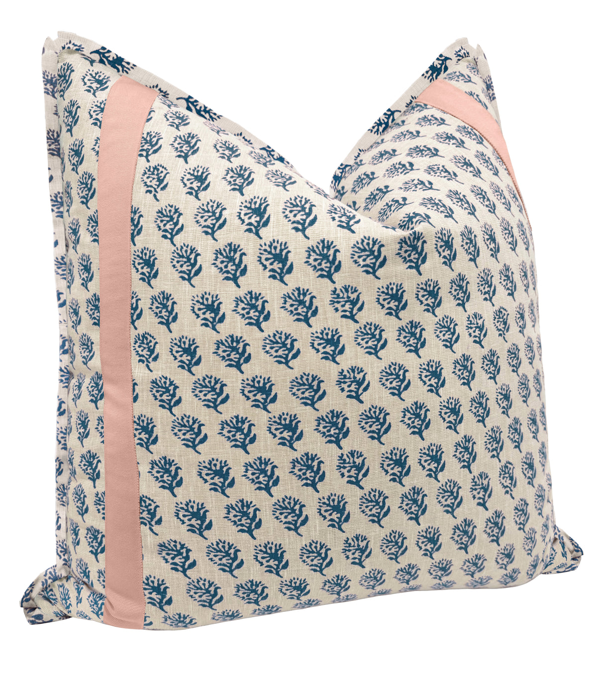 DANDY BLOCK PRINT // INDIGO + TAPE TRIM
