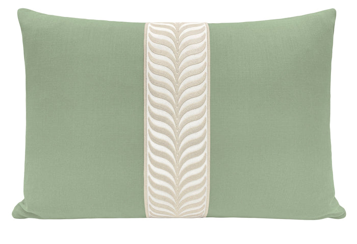 THE LITTLE LUMBAR :: CLASSIC LINEN // EUCALYPTUS + TRELLIS TRIM // NATURAL