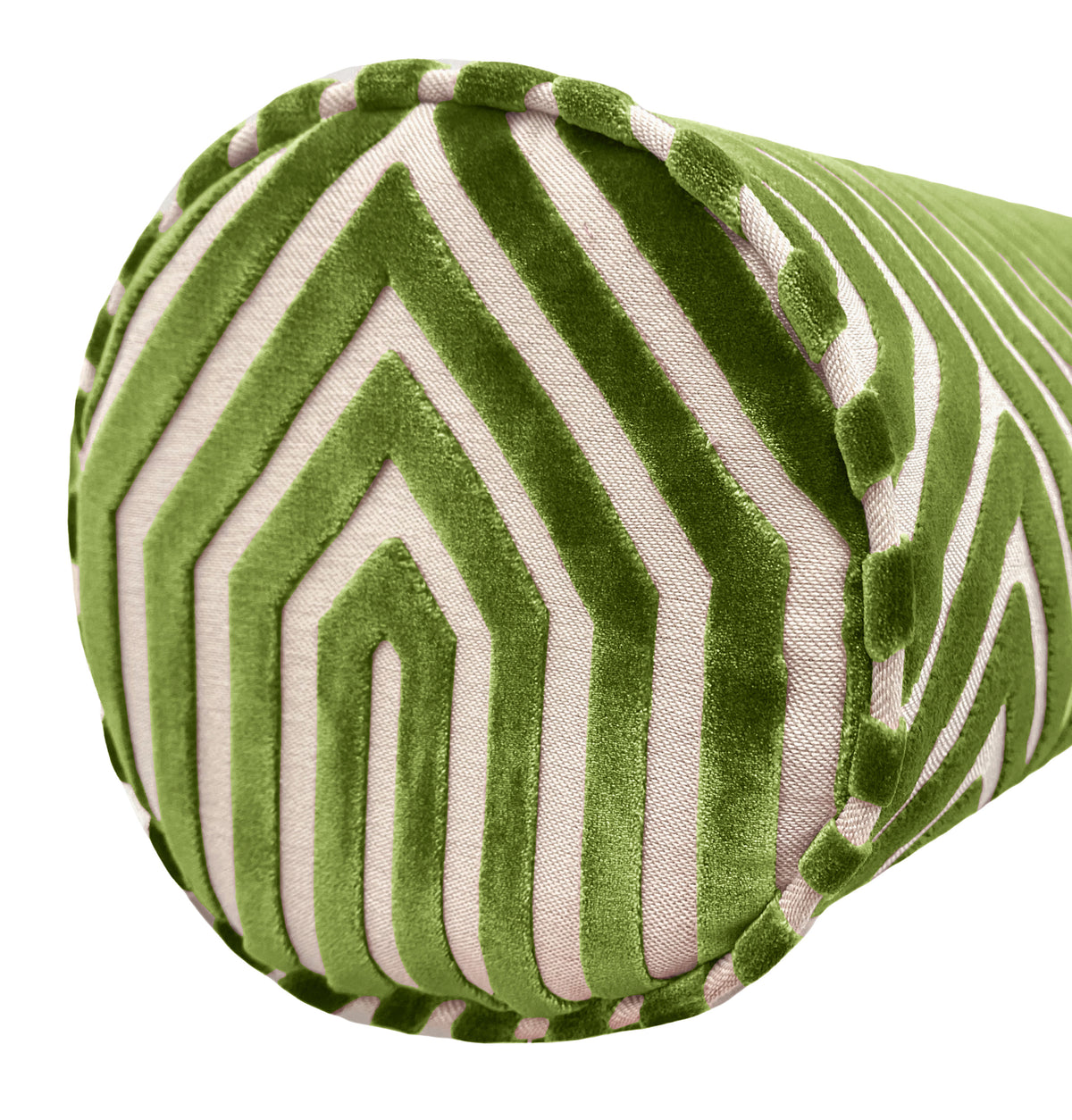 THE BOLSTER :: VANDERBILT VELVET // LETTUCE | SCHUMACHER