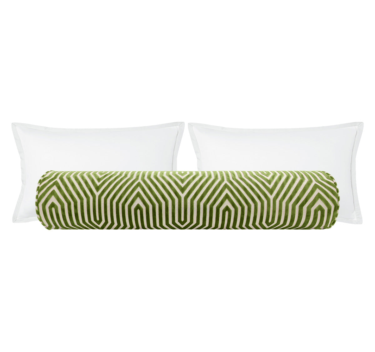 THE BOLSTER :: VANDERBILT VELVET // LETTUCE | SCHUMACHER