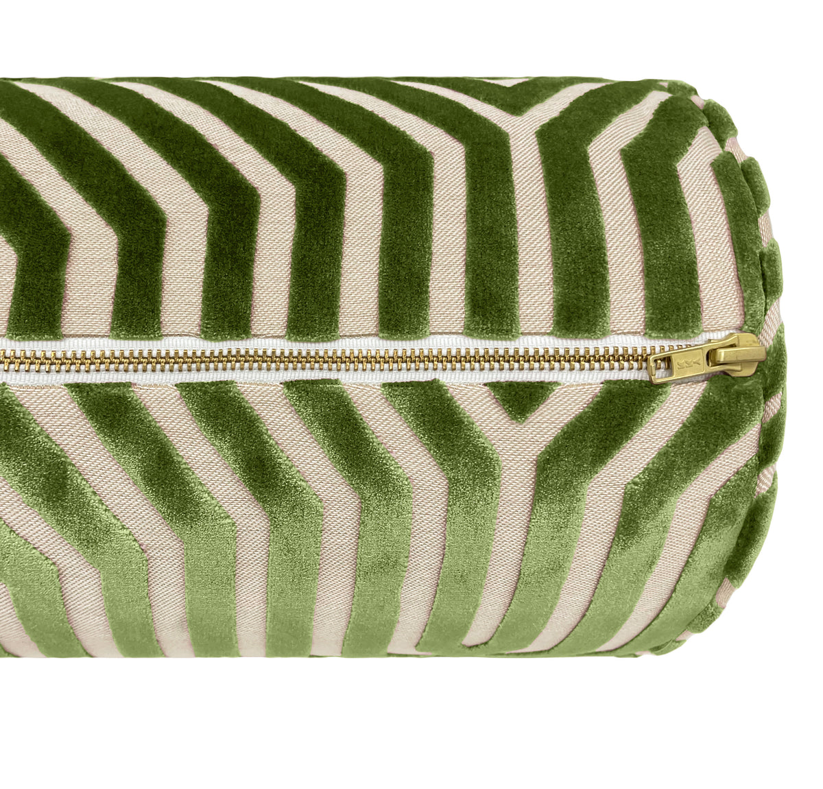 THE BOLSTER :: VANDERBILT VELVET // LETTUCE | SCHUMACHER