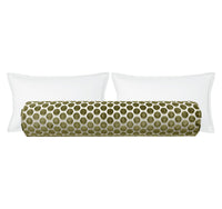 THE BOLSTER :: LUNA CUT VELVET // OLIVE