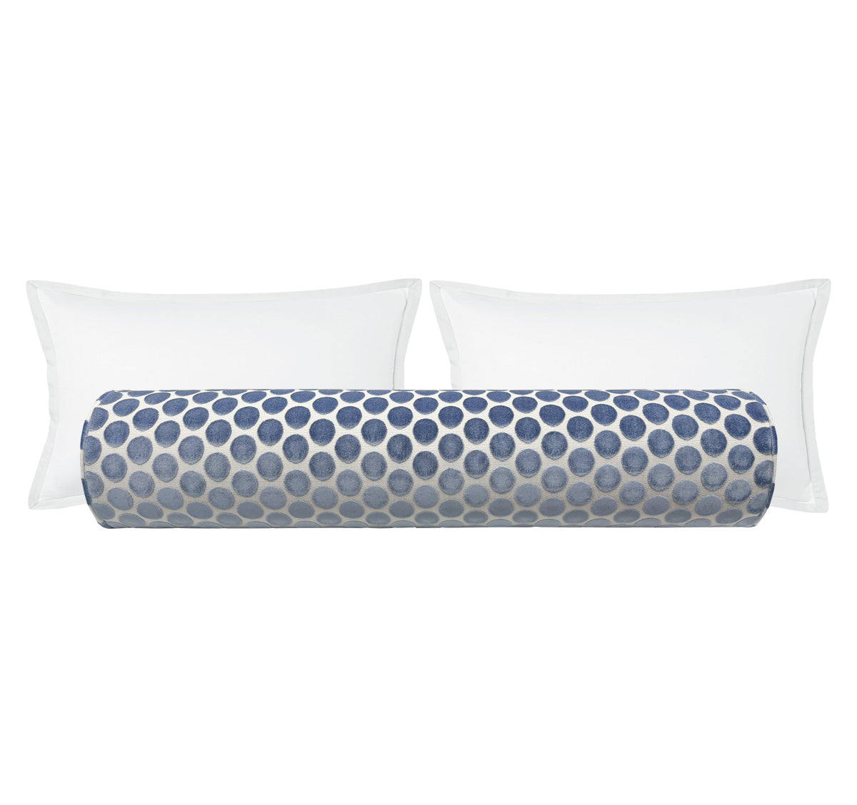 THE BOLSTER :: LUNA CUT VELVET // CAPRI BLUE