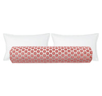 THE BOLSTER :: LUNA CUT VELVET // CARNATION