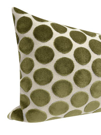 THE XL LUMBAR :: LUNA CUT VELVET // OLIVE
