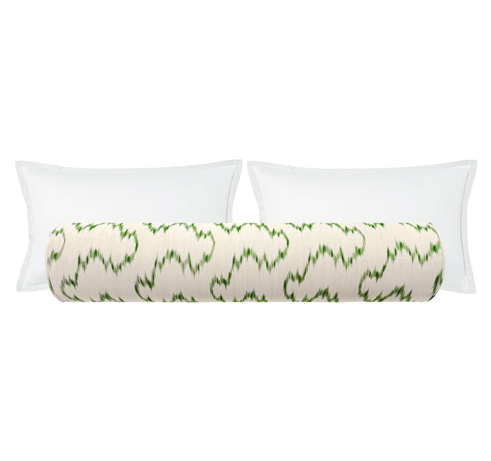 THE BOLSTER :: MALLORCAN IKAT // LEAF | LEE JOFA
