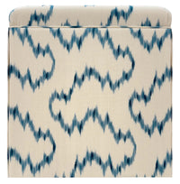 THE SKIRTED OTTOMAN :: MALLORCAN IKAT | LEE JOFA