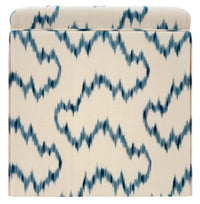 THE SKIRTED OTTOMAN :: MALLORCAN IKAT | LEE JOFA