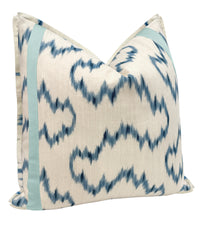 MALLORCAN IKAT // DELFT + TAPE TRIM | LEE JOFA