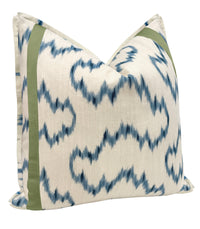 MALLORCAN IKAT // DELFT + TAPE TRIM | LEE JOFA