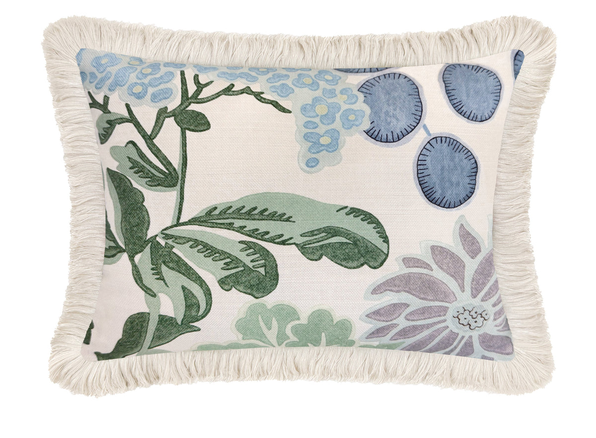THE MINI :: MEADOW // LAVENDER + BLUE  + FRINGE | THIBAUT