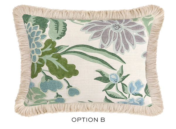 THE MINI :: MEADOW // LAVENDER + BLUE  + FRINGE | THIBAUT