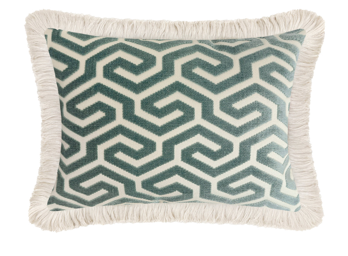 THE MINI :: MING FRET VELVET // MINERAL + FRINGE | SCHUMACHER