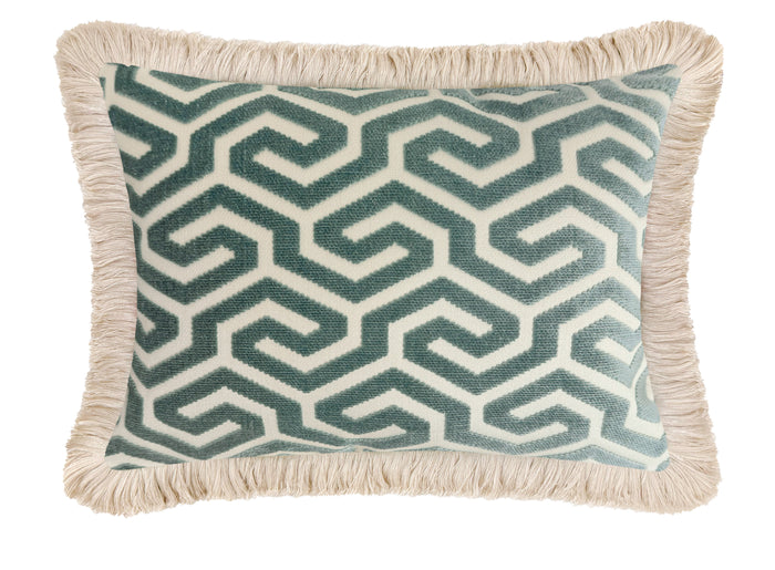 THE MINI :: MING FRET VELVET // MINERAL + FRINGE | SCHUMACHER